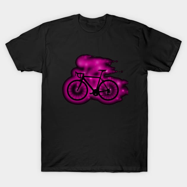 The Spirit of Cycling (pink) T-Shirt by Reading With Kids